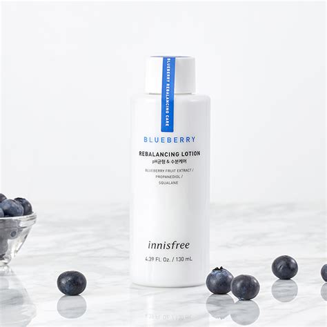 innisfree blueberry rebalancing lotion.